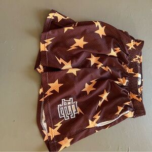 Star Patterned Athletic Shorts